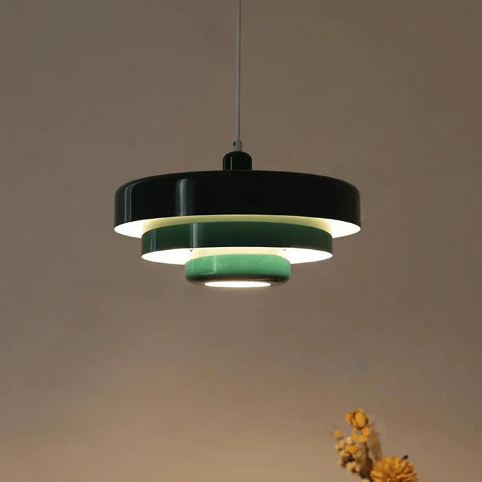 LED Hängeleuchte | Vintage | Stilvoll | Vielseitig | Atmosphärisch | Langlebig | Metall-Grün-Kaltweiß-Luzern Mode