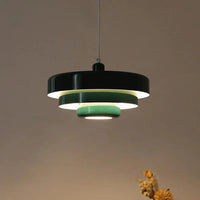 LED Hängeleuchte | Vintage | Stilvoll | Vielseitig | Atmosphärisch | Langlebig | Metall-Grün-Kaltweiß-Luzern Mode