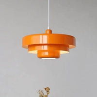 LED Hängeleuchte | Vintage | Stilvoll | Vielseitig | Atmosphärisch | Langlebig | Metall-Orange-Kaltweiß-Luzern Mode
