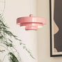 LED Hängeleuchte | Vintage | Stilvoll | Vielseitig | Atmosphärisch | Langlebig | Metall-Rosa-Kaltweiß-Luzern Mode