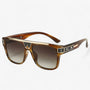 Piloten-Sonnenbrille | Spiegelgläsern | Vintage | Unisex | UV-Schutz-Braun-Luzern Mode