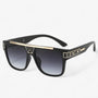 Piloten-Sonnenbrille | Spiegelgläsern | Vintage | Unisex | UV-Schutz-Schattiertes Grau-Luzern Mode