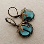 Ohrringe für Damen | Vintage | Schmetterling | Statement | Stilvoll | Geschenk-Blau-Luzern Mode