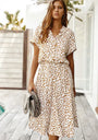 Vintage Sommerkleid mit halblangen Ärmeln – Maevy
