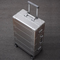 Hartschalenkoffer | Vollaluminium | 4 Rollen | TSA-Zahlenschloss-Luzern Mode