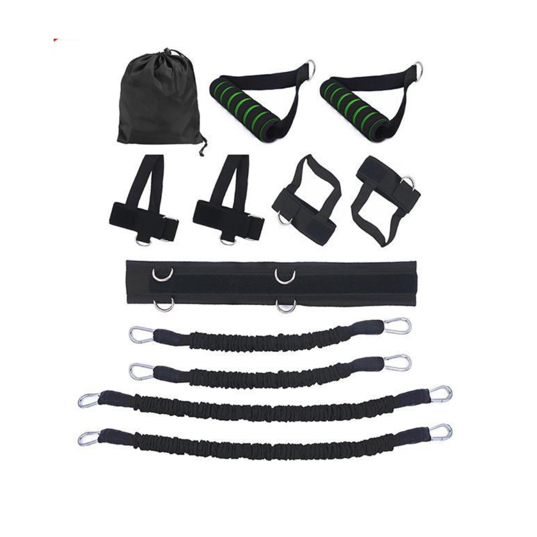 Boxtraining Set | 12-teilig | Schwarz | Verstellbar | Widerstand-Luzern Mode