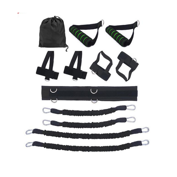 Boxtraining Set | 12-teilig | Schwarz | Verstellbar | Widerstand-Luzern Mode