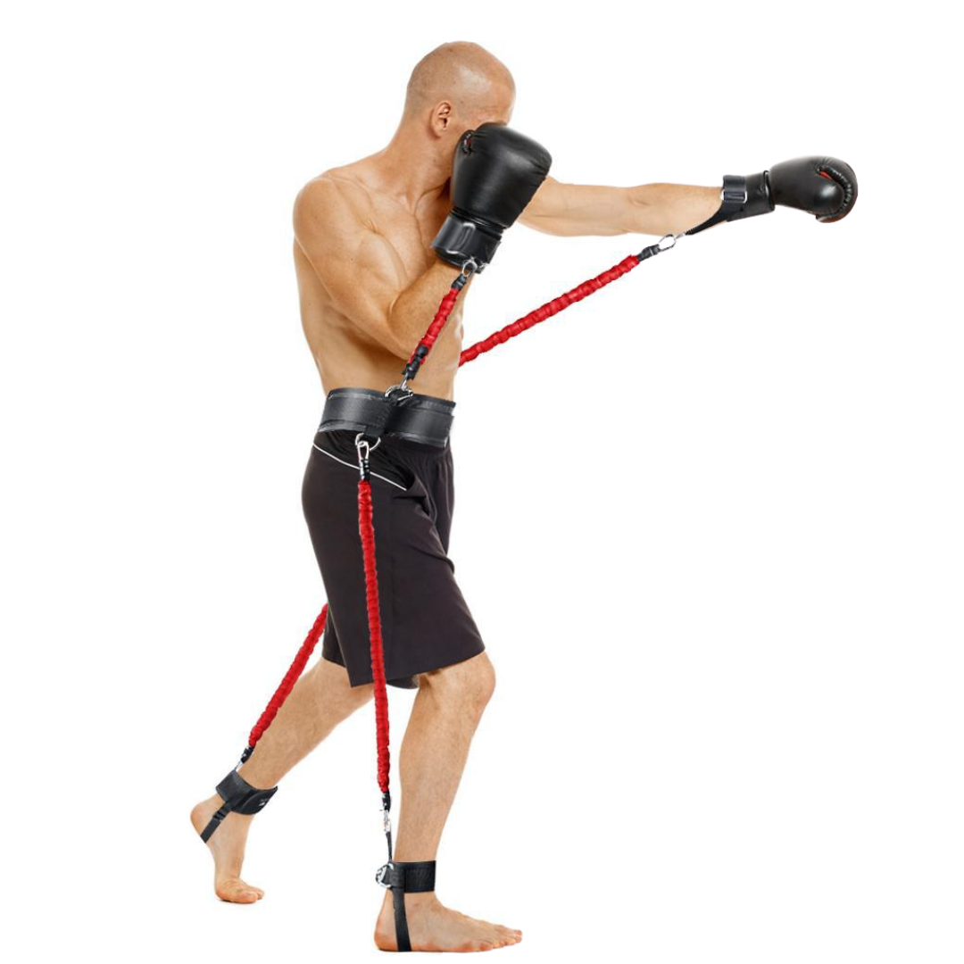 Boxtraining Set | 12-teilig | Schwarz | Verstellbar | Widerstand-Luzern Mode