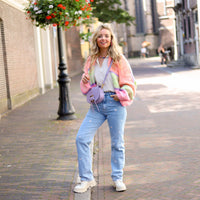 Damen Strickjacke mit Muster - Modische Freizeitjacke-Luzern Mode