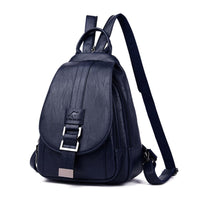 Premium wasserdichter Lederrucksack für Damen