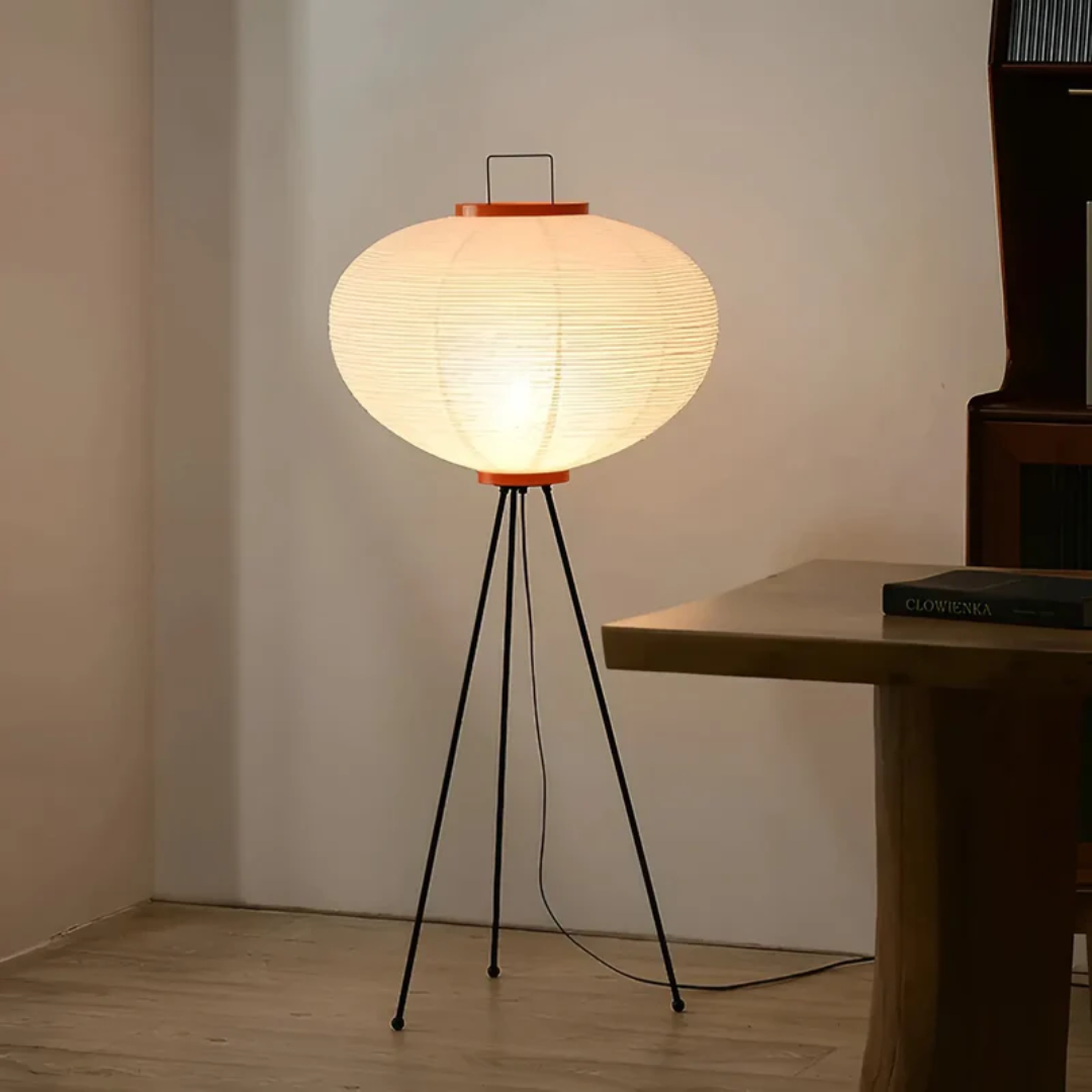 Stehende LED-Lampe | Reispapier Stilvoll Vielseitig Langlebig Japanisch-Luzern Mode