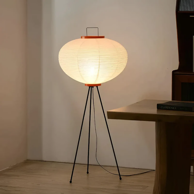 Stehende LED-Lampe | Reispapier Stilvoll Vielseitig Langlebig Japanisch-Luzern Mode