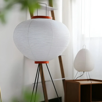 Stehende LED-Lampe | Reispapier Stilvoll Vielseitig Langlebig Japanisch-Luzern Mode