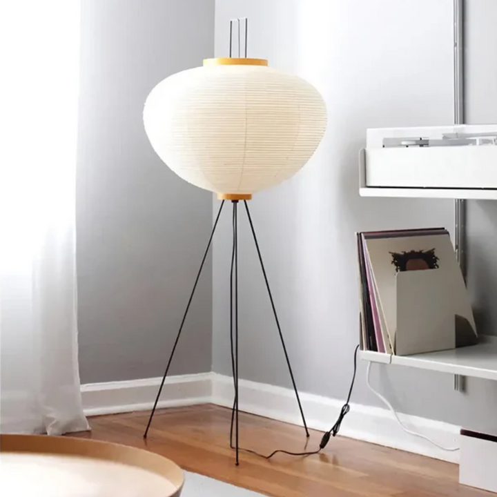 Stehende LED-Lampe | Reispapier Stilvoll Vielseitig Langlebig Japanisch-Luzern Mode