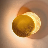 Wandleuchte | Neuer Mond | LED | Energiesparend | Minimalistisch-Gold-20 cm-Luzern Mode