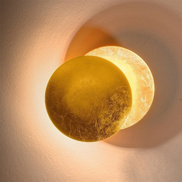 Wandleuchte | Neuer Mond | LED | Energiesparend | Minimalistisch-Gold-20 cm-Luzern Mode
