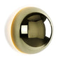 Runde Wandlampe | Retro-Look | Vintage | LED | Wedge-Fassung | Glas-Gold-Luzern Mode