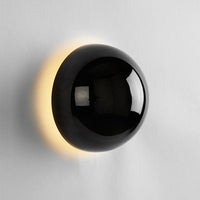 Runde Wandlampe | Retro-Look | Vintage | LED | Wedge-Fassung | Glas-Luzern Mode
