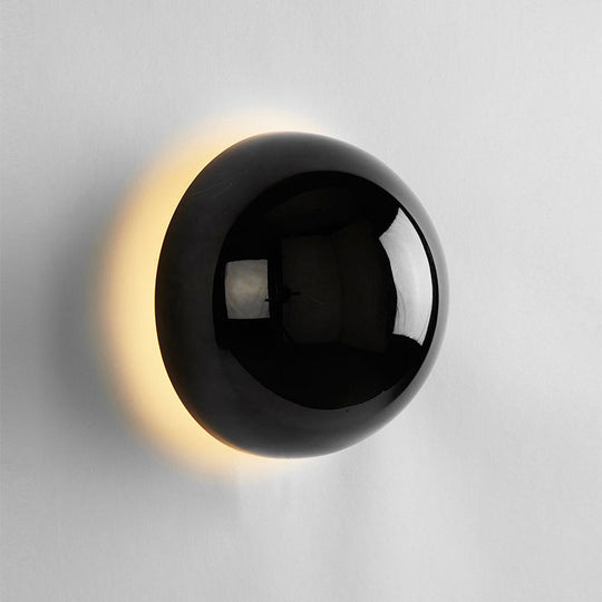 Runde Wandlampe | Retro-Look | Vintage | LED | Wedge-Fassung | Glas-Luzern Mode
