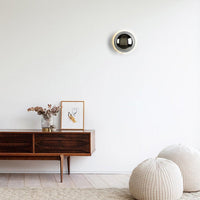 Runde Wandlampe | Retro-Look | Vintage | LED | Wedge-Fassung | Glas-Luzern Mode