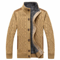 Herren Strickjacke mit warmer Innenfutter – Tobias