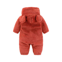 Baby-Overall | Weich | Niedlich | Knöpfe | Ohren | Kapuze | Warm-Luzern Mode
