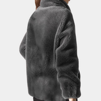Herren Fleecejacke mit Reißverschluss und Kapuze-Luzern Mode