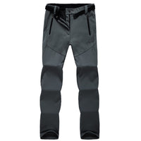 Herren Outdoor Wanderhose wasserdicht atmungsaktiv robust-Grau-S-Luzern Mode