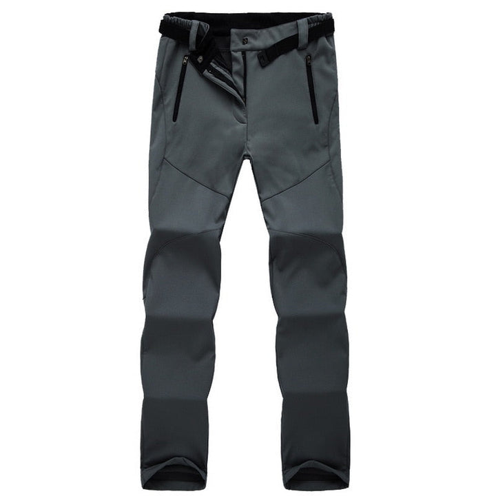 Herren Outdoor Wanderhose wasserdicht atmungsaktiv robust-Grau-S-Luzern Mode