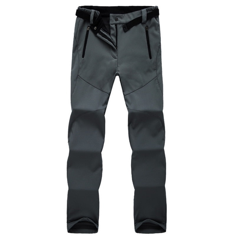 Herren Outdoor Wanderhose wasserdicht atmungsaktiv robust-Grau-S-Luzern Mode