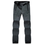 Herren Outdoor Wanderhose wasserdicht atmungsaktiv robust-Grau-S-Luzern Mode