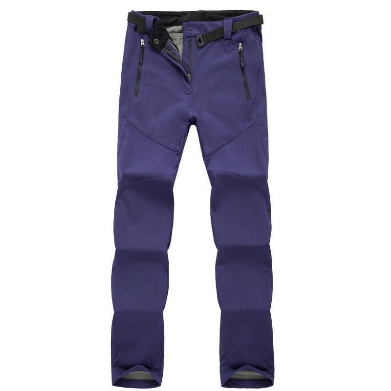 Herren Outdoor Wanderhose wasserdicht atmungsaktiv robust-Lila-S-Luzern Mode