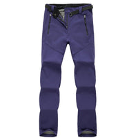 Herren Outdoor Wanderhose wasserdicht atmungsaktiv robust-Lila-S-Luzern Mode