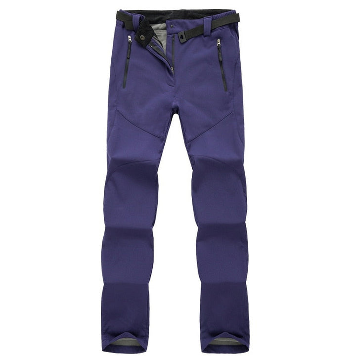 Herren Outdoor Wanderhose wasserdicht atmungsaktiv robust-Lila-S-Luzern Mode