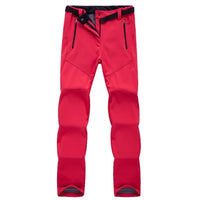 Herren Outdoor Wanderhose wasserdicht atmungsaktiv robust-Rot-S-Luzern Mode
