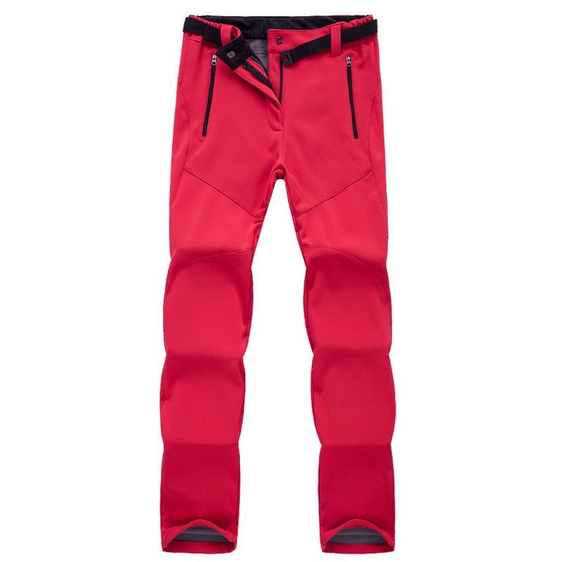 Herren Outdoor Wanderhose wasserdicht atmungsaktiv robust-Rot-S-Luzern Mode