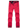 Herren Outdoor Wanderhose wasserdicht atmungsaktiv robust-Rot-S-Luzern Mode