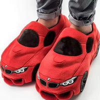Herren Auto Pantoffeln | Warm | Weich | Einheitsgröße | Antirutschsohle-BMW M4 Competition-Luzern Mode