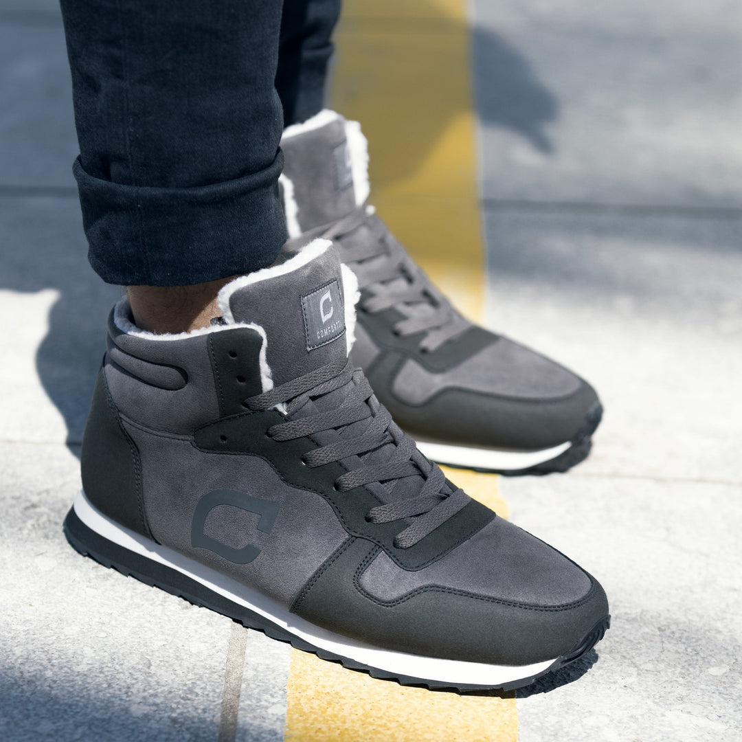 Herren Winterschuhe | Gefüttert | Warm | Rutschfest | Wasserabweisend-Luzern Mode