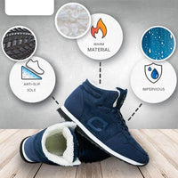 Herren Winterschuhe | Gefüttert | Warm | Rutschfest | Wasserabweisend-Luzern Mode