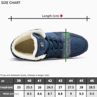 Herren Winterschuhe | Gefüttert | Warm | Rutschfest | Wasserabweisend-Luzern Mode