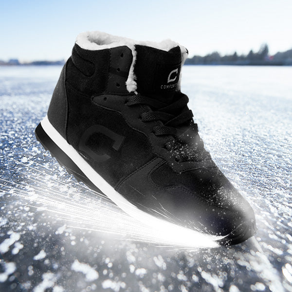 Herren Winterschuhe | Gefüttert | Warm | Rutschfest | Wasserabweisend-Luzern Mode