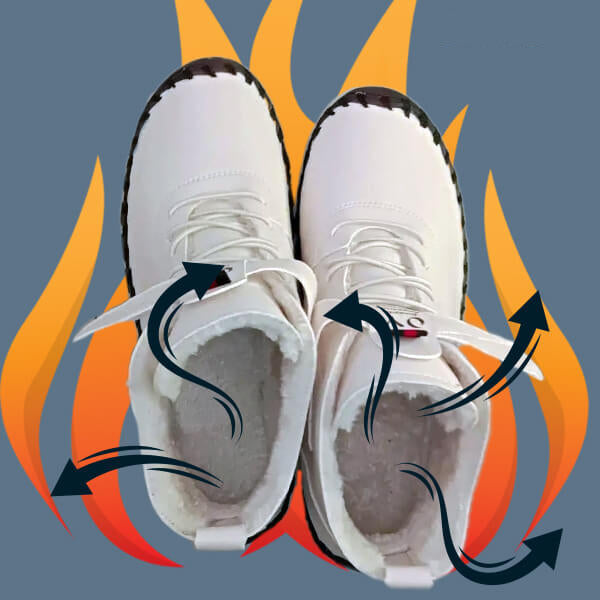Damen Winterschuhe | Halbhöhe | Veganes Leder | Wasserdicht | Rutschfest-Luzern Mode
