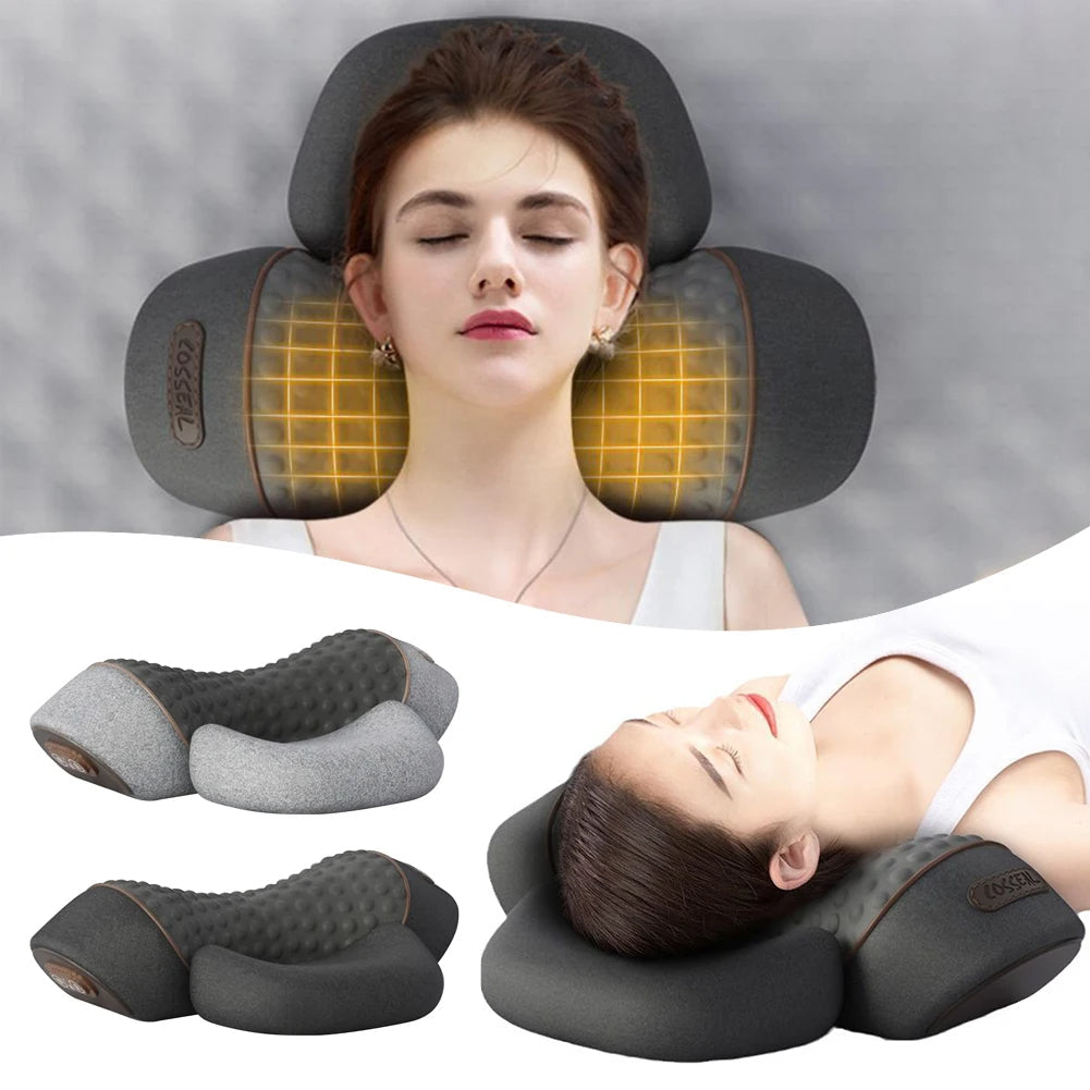 Nackenkissen | Wärme Massage Vielseitig Ergonomisch Komfortabel USB-Luzern Mode