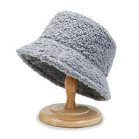Herren Damen Winter Fischerhut aus Teddyfell Warm-Grau-Luzern Mode
