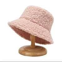 Herren Damen Winter Fischerhut aus Teddyfell Warm-Rosa-Luzern Mode