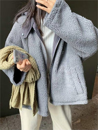 Oversized Damen Winterjacke mit Kapuze und Taschen für kalte Tage-Luzern Mode
