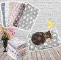 Deckchen für Katzen | Warm | Weich | Komfortabel | Waschbar | Stilvoll-Grau & Sterne-S-Luzern Mode