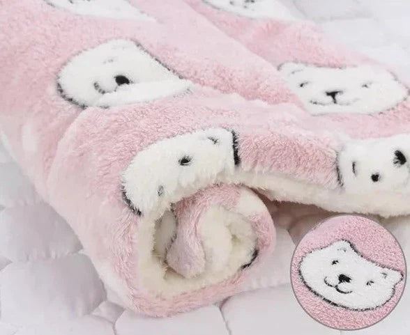 Deckchen für Katzen | Warm | Weich | Komfortabel | Waschbar | Stilvoll-Rosa & Bär-S-Luzern Mode