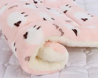 Deckchen für Katzen | Warm | Weich | Komfortabel | Waschbar | Stilvoll-Rosa & Schafe-S-Luzern Mode